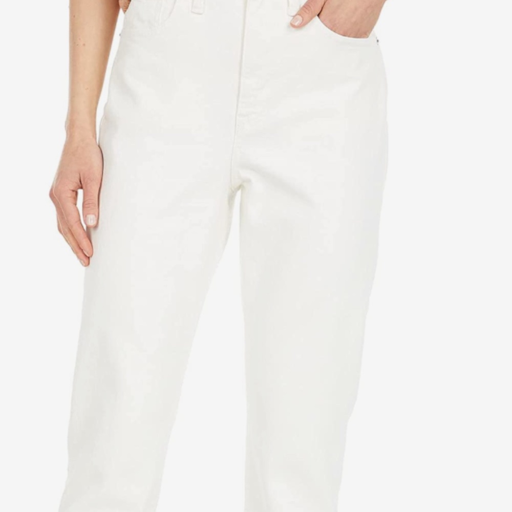 Madewell The High Rise Slim BoyJean in Tile White Sz 29